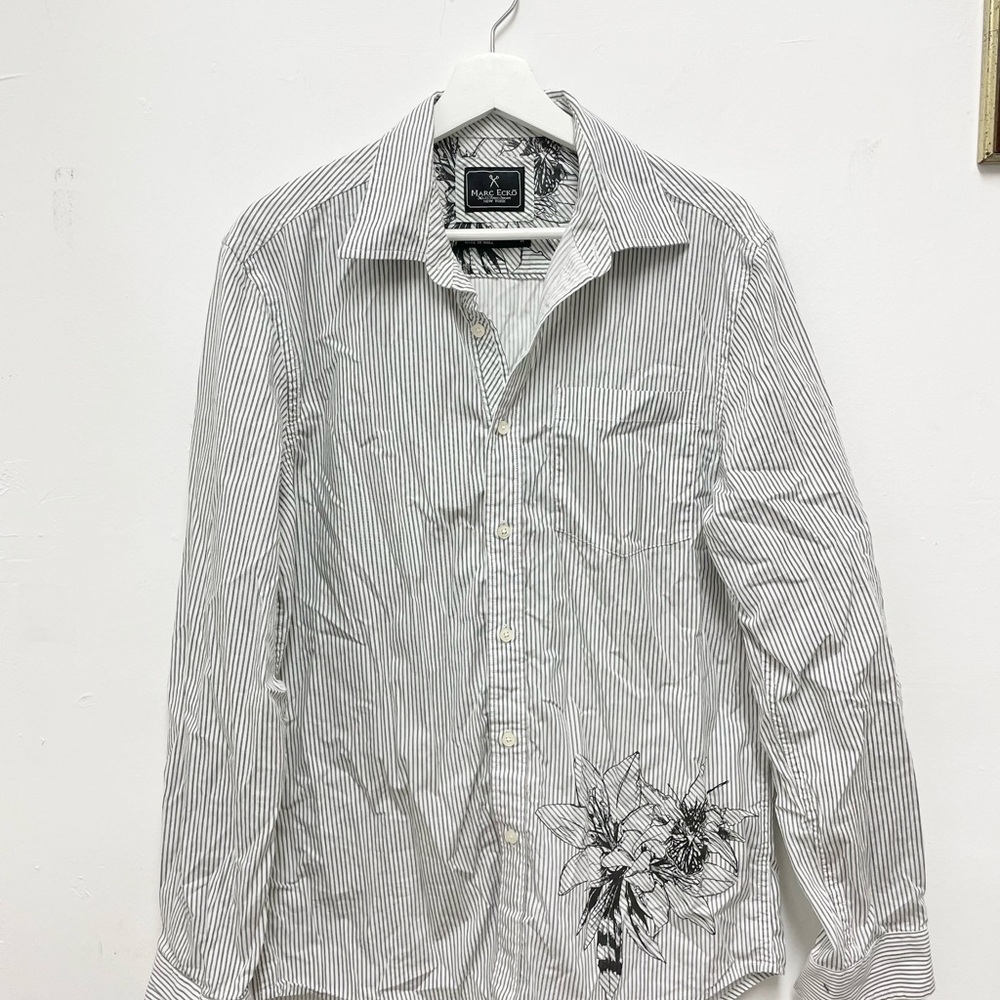 Marc Ecko Monochrome Men's Button Down Shirt Size M